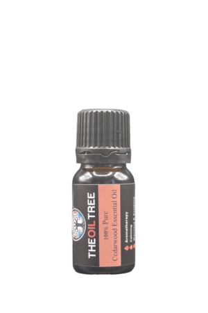 Pure Himalayan cedarwood essential oil with warm woody aroma for aromatherapy, diffusers and natural products