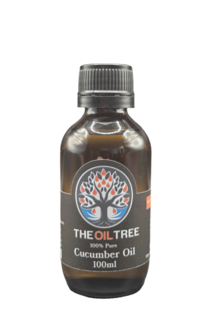 Pure cucumber seed oil rich in nutrients for skincare, facial serums, moisturisers and cosmetic formulations