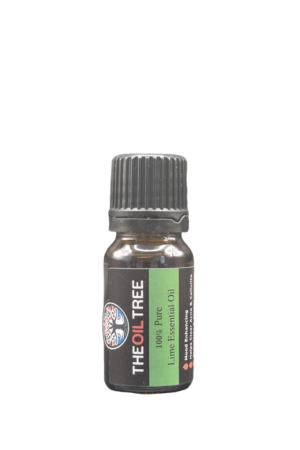 Pure lime essential oil with bright citrus aroma for aromatherapy, diffuser blends and natural cleaning products