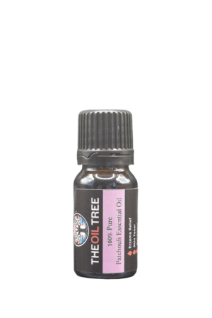 Pure patchouli essential oil with rich earthy aroma for aromatherapy, natural perfumes and skincare formulations