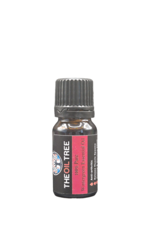 Pure wintergreen essential oil with fresh minty aroma for aromatherapy, massage blends and wellness formulations