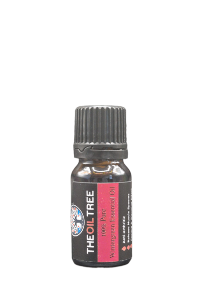 Pure wintergreen essential oil with fresh minty aroma for aromatherapy, massage blends and wellness formulations