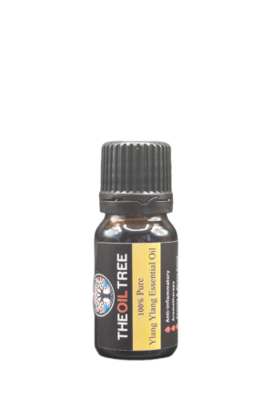 Pure ylang ylang essential oil with rich exotic floral aroma for aromatherapy, natural perfumes and skincare products