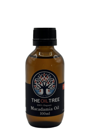 Pure macadamia oil rich in nourishing fatty acids for skincare, massage blends, hair care and cosmetic formulations